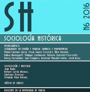 Sociología Histórica 6, monográfico "Sexualidades en España y Francia: cambios y permanencias"