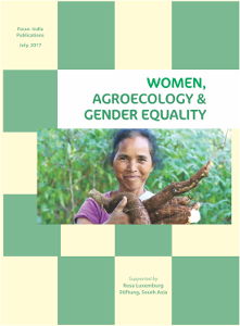 Women, Agroecology & Gender Equality